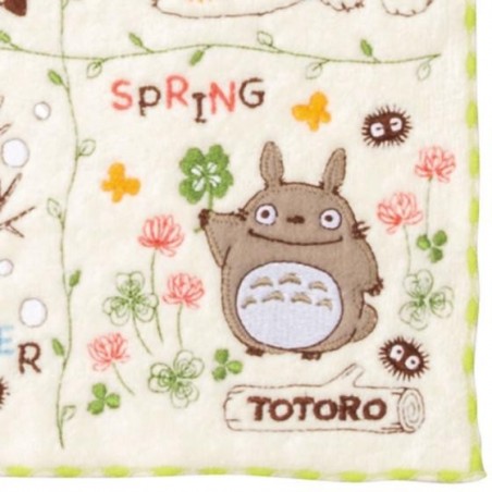 Linge de maison - Mini Serviette Couronne de Noix 25x25 cm - Mon Voisin Totoro