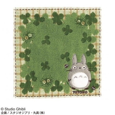 Linge de maison - Mini Serviette Champs de Trèfles 25 x 25 cm - Mon Voisin Totoro