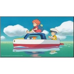 Wood Pannel - WOOD PANEL GHIBLI 02 - PONYO & SOSUKE