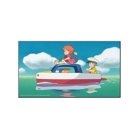 Wood Pannel - WOOD PANEL GHIBLI 02 - PONYO & SOSUKE