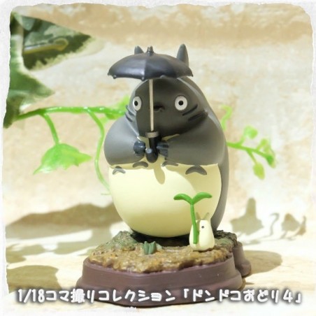 Statue Collection Stop Motion Totoro Gris Dondoko Pose 4 - Mon Voisin