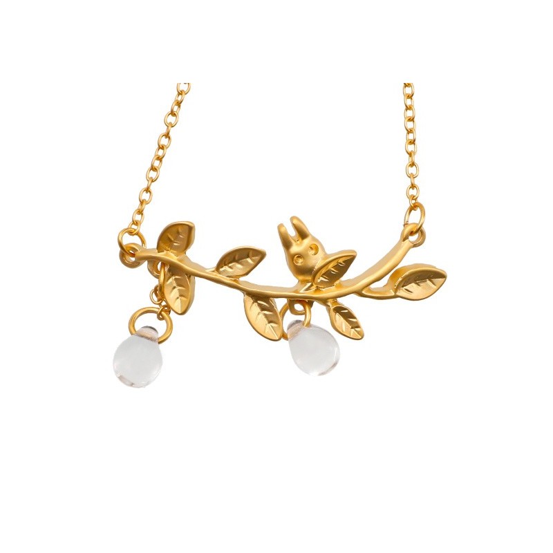 Jewellery - Bracelet Small Totoro Hiding In Leaf - My Neighbor Totoro