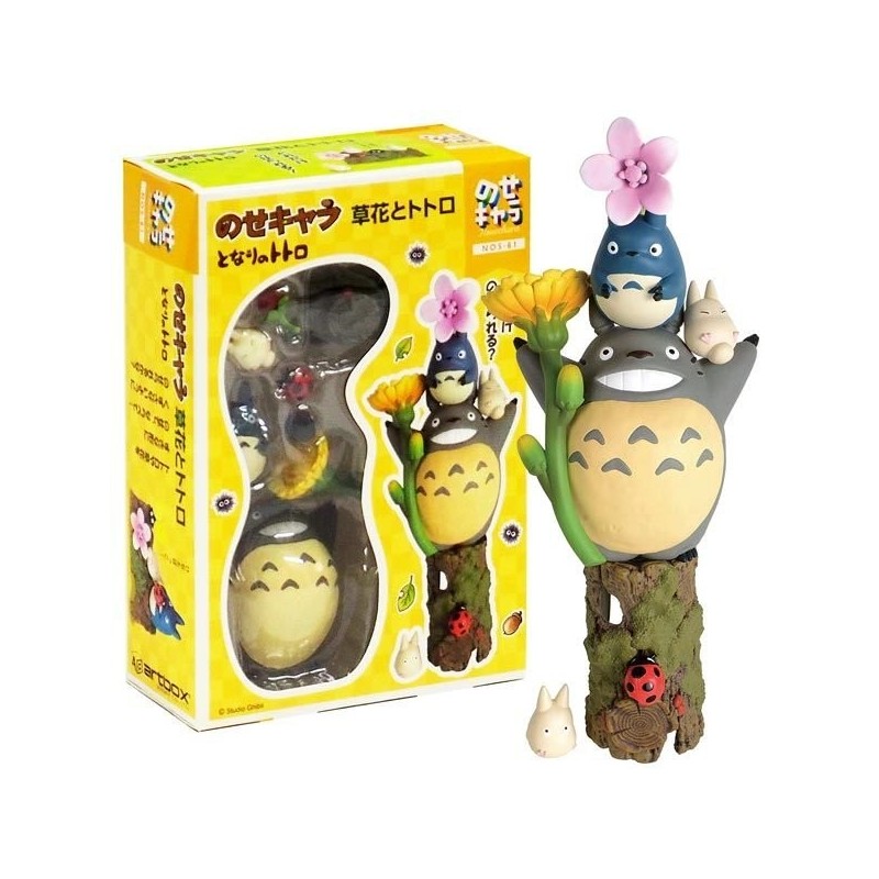Figurines Set Totoro Flowers My Neighbor Totoro