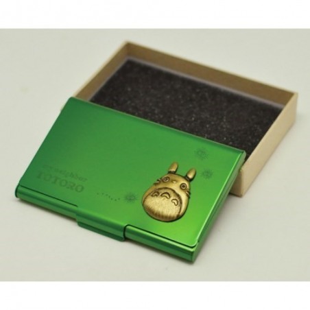 Accessories - Totoro Metal Card Case Green - My Neighbor Totoro