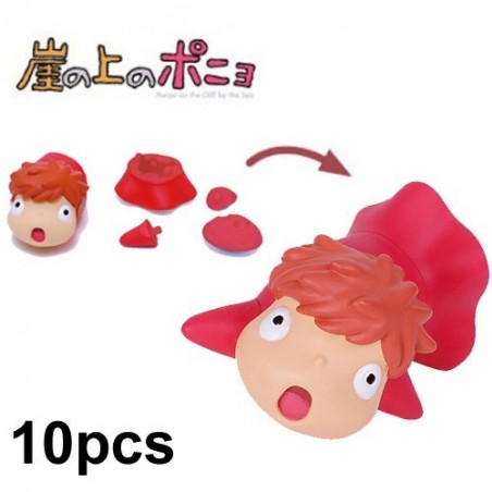 Jigsaw Puzzle - Kumukumu 3D Figurine Ponyo - Ponyo on the Cliff