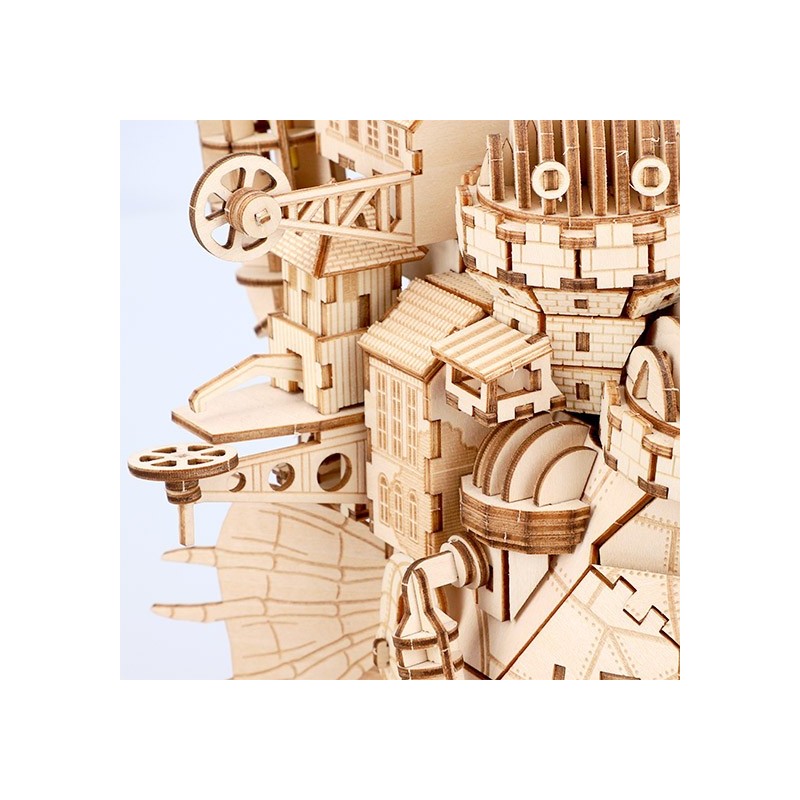 Models - Wooden Craft Kit Kigumi Howl’s Castle - Howl's Moving Castle