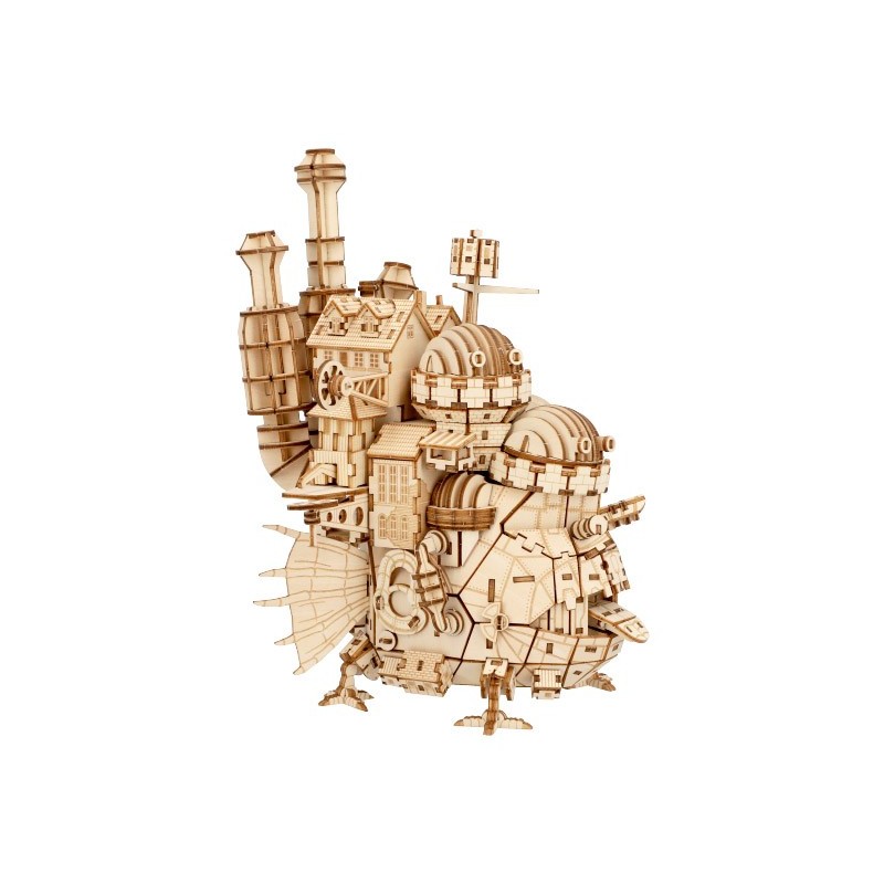 Models - Wooden Craft Kit Kigumi Howl’s Castle - Howl's Moving Castle