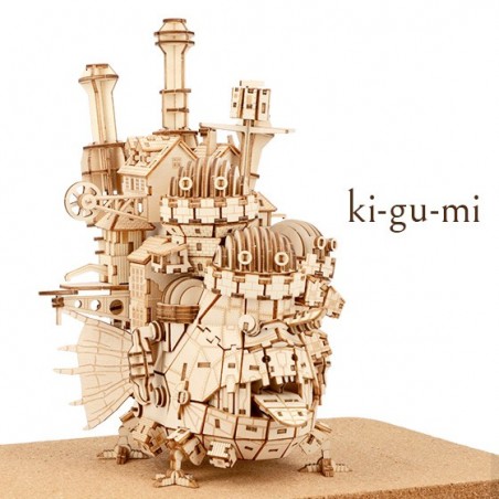 Arts and crafts - Wooden Craft Kit Kigumi Howl’s Castle - Howl's Moving Castle