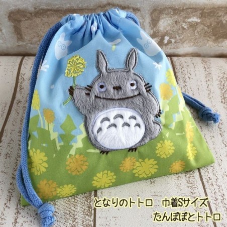 Sacs - Sacoche à cordon Totoro Fleurs 20 x 19 cm - Mon Voisin Totoro