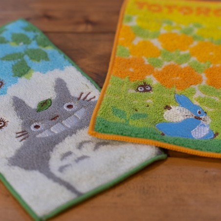 Household linen - Big and Medium Totoro 2 mini-towels pack 20 x 10 cm - My Neighbor Tot