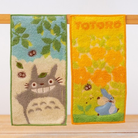 Household linen - Big and Medium Totoro 2 mini-towels pack 20 x 10 cm - My Neighbor Tot