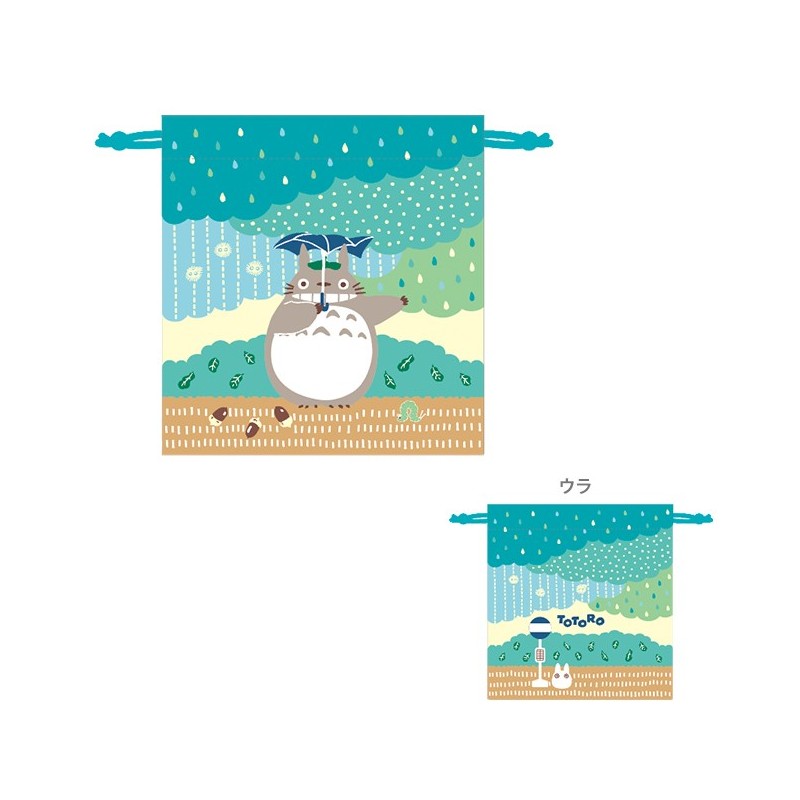 Sacs - Sacoche à cordon Totoro sous la pluie 20 x 19 cm - Mon Voisin Totoro