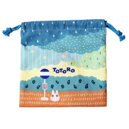 Sacs - Sacoche à cordon Totoro sous la pluie 20 x 19 cm - Mon Voisin Totoro