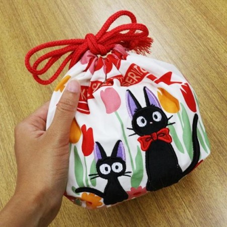 Bags - Satchel with ring Jiji & kitten 17 x 26 cm - Kiki's Delivery Service