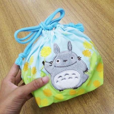 Bags - Satchel with ring Totoro flowers 17 x 26 cm - My Neighbor Totoro