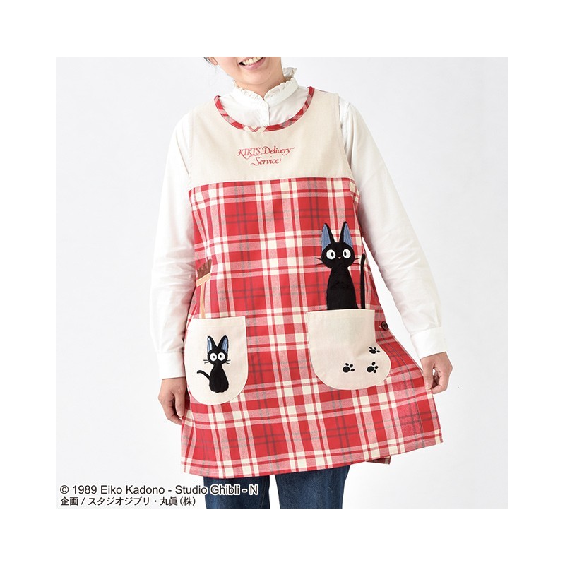 Kitchen and tableware - Jiji checkered Apron 84x61,5 cm - Kiki's Delivery Service