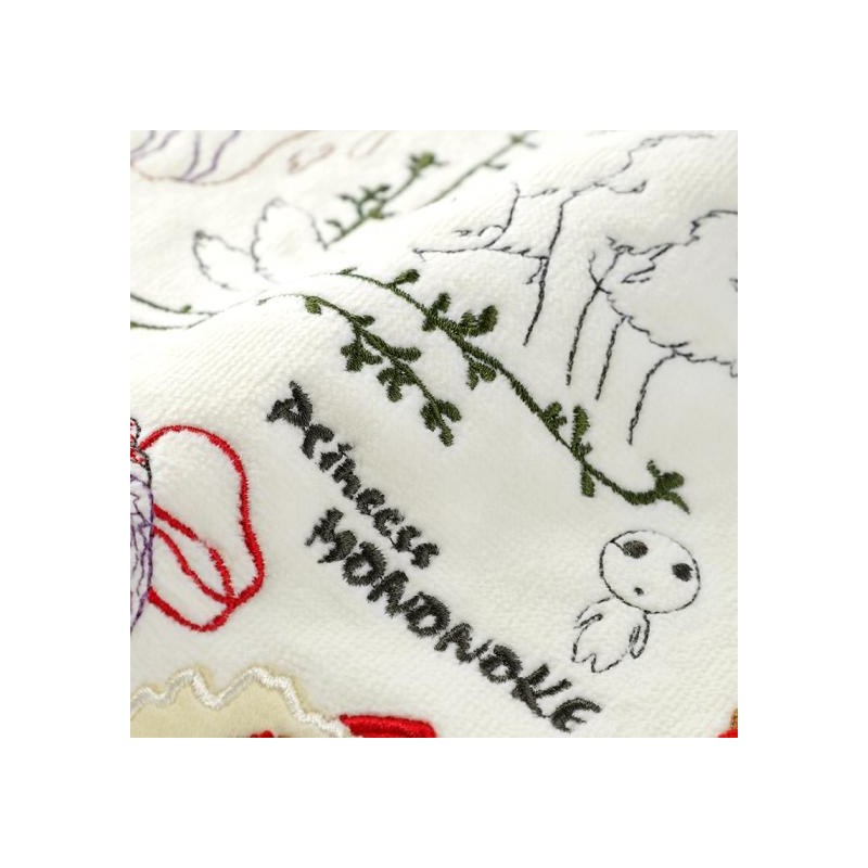 Linge de maison - Mini Serviette Arbre des Esprits 25x25 cm - Princesse Mononoké