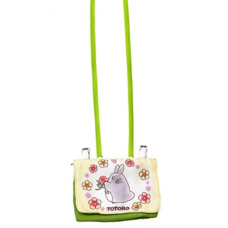Accessoires - Pochette Totoro Fleurs 11x14,5x3 cm - Mon Voisin Totoro