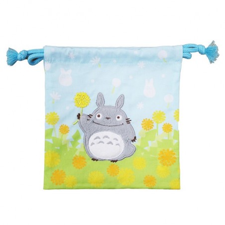 Sacs - Sacoche à cordon Totoro Fleurs 20 x 19 cm - Mon Voisin Totoro