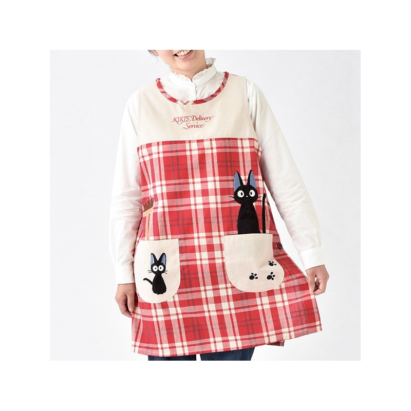 Kitchen and tableware - Jiji checkered Apron 84x61,5 cm - Kiki's Delivery Service