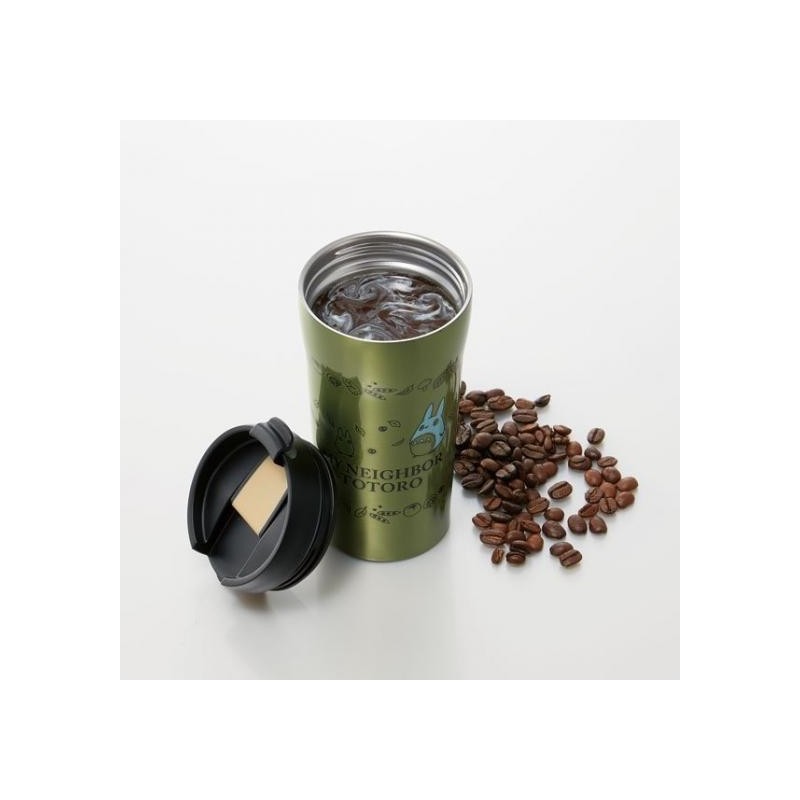 Kitchen and tableware - Super Compact Stainless Coffee Mug 360ml Totoro - My Neighbor Tororo