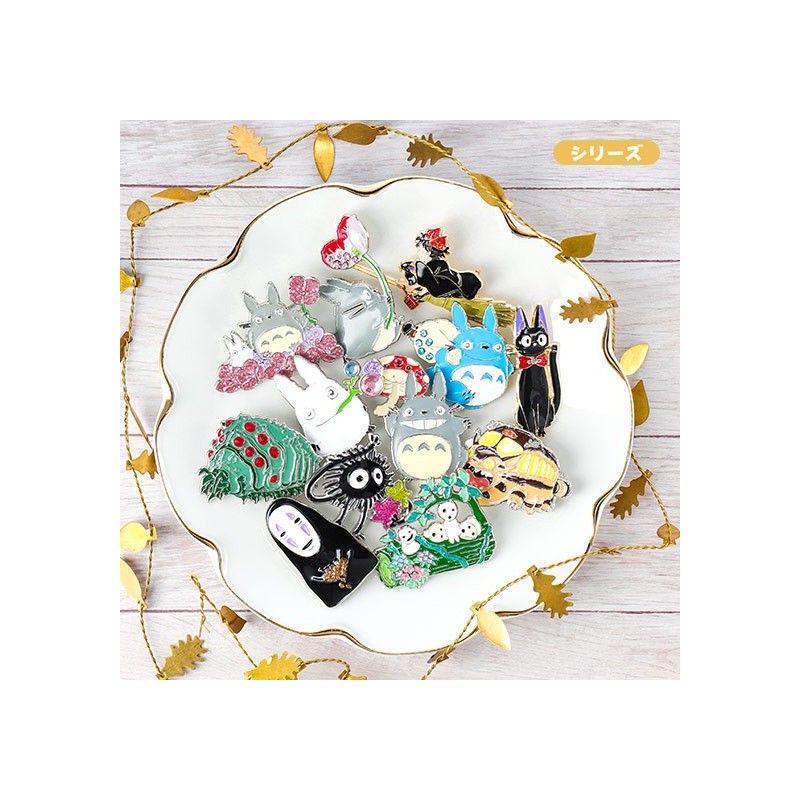 Metal Brooch Big and Small Totoro - My Neighbor Tororo