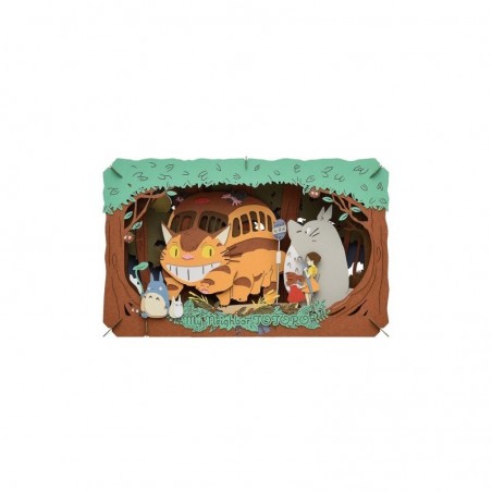 Loisirs créatifs - Théâtre de papier L’arrivée du Chatbus - Mon Voisin Totoro