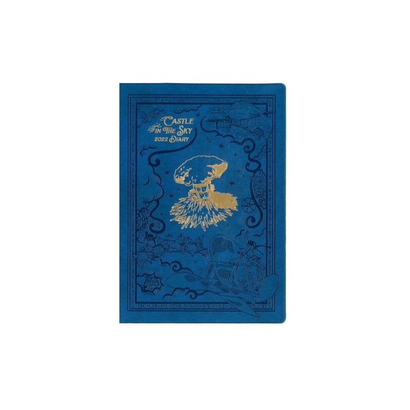 Schedule diaries and Calendars - 2022 Schedule Diary Faux Leather Laputa - Castle in the Sky