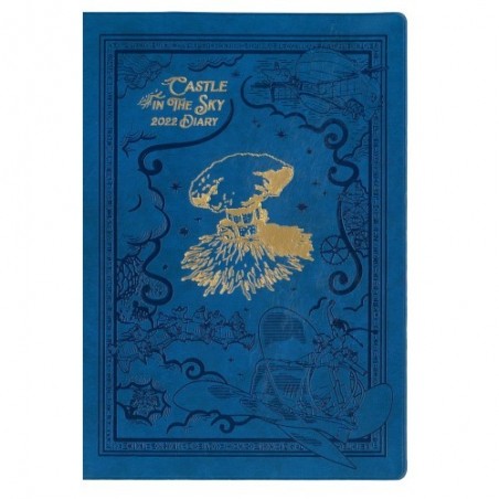 Schedule diaries and Calendars - 2022 Schedule Diary Faux Leather Laputa - Castle in the Sky