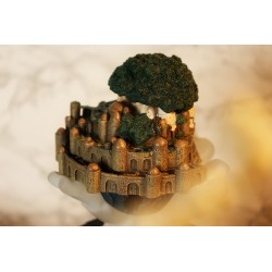 Decoraciones - Diorama iluminado Castillo de Laputa - El castillo en el cielo