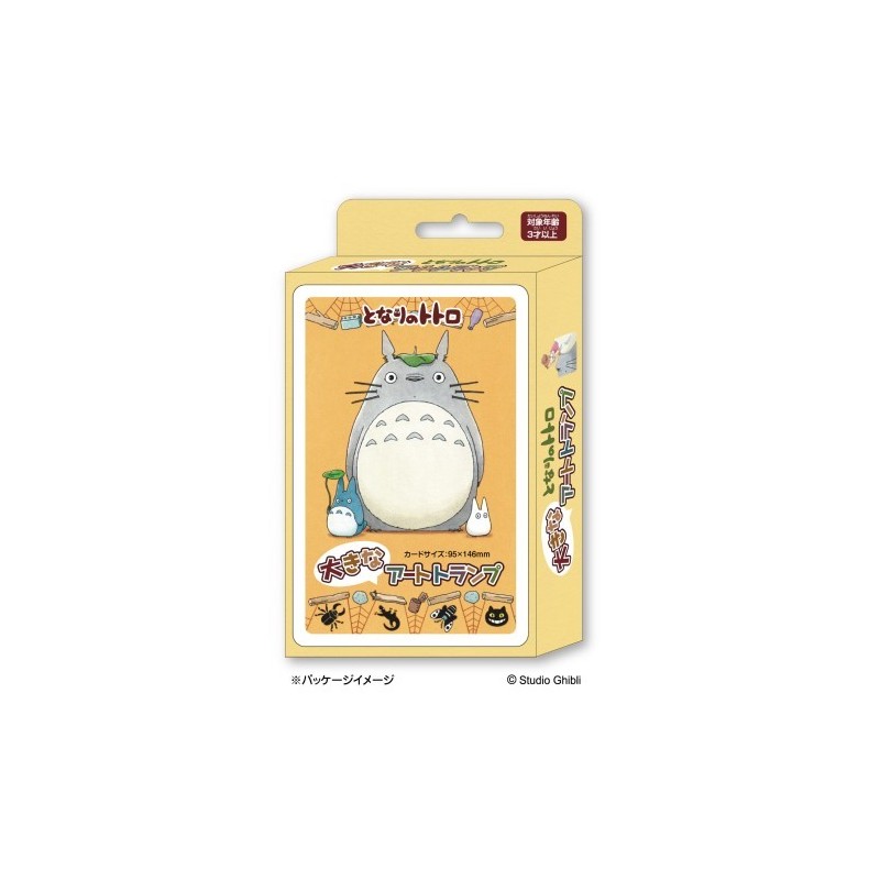 Jeux de cartes - Grandes cartes à jouer Série Art Totoro - Mon Voisin Totoro