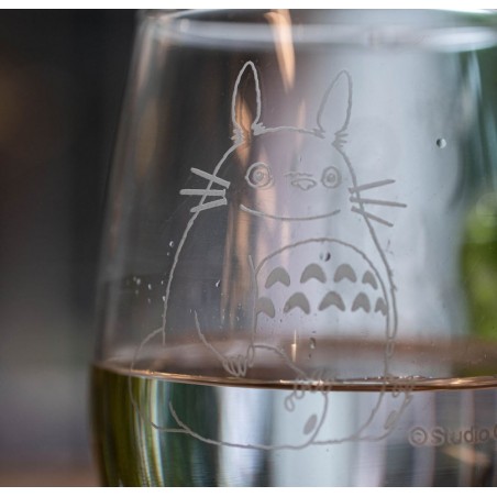 Kitchen and tableware - Etched Glass Totoro & White Clover - My Neighbor Tororo