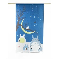 Rideaux - Rideaux Totoro Ciel d'hiver - Mon Voisin Totoro