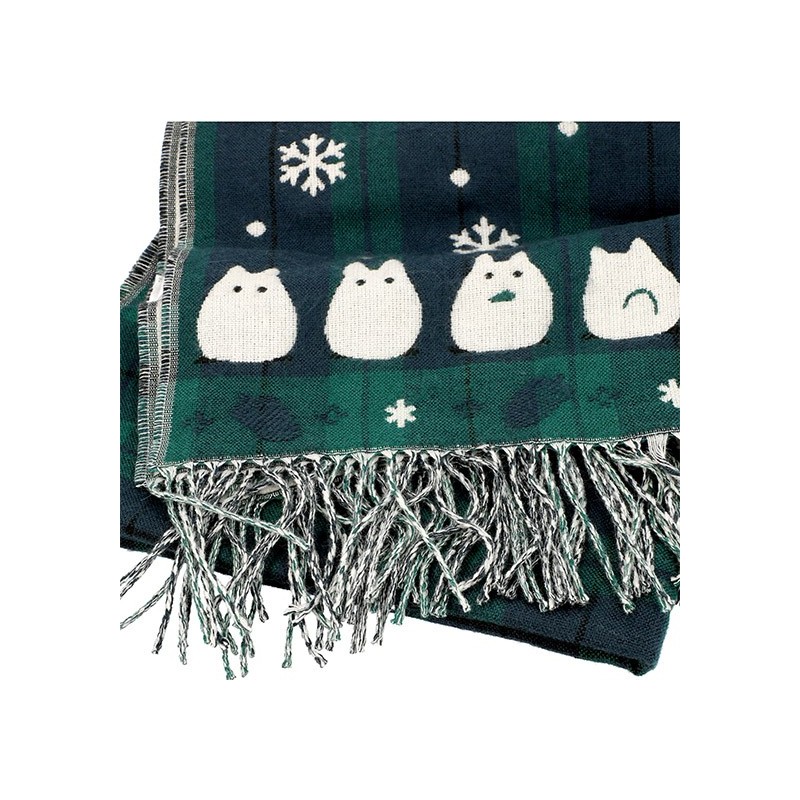 Textile - Étole avec accroche Totoro motifs à carreaux - Mon Voisin Totoro