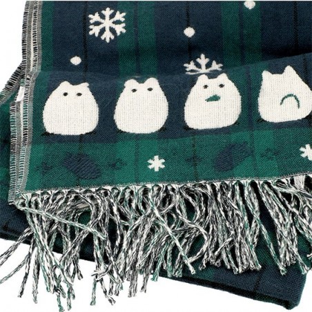 Textile - Étole avec accroche Totoro motifs à carreaux - Mon Voisin Totoro