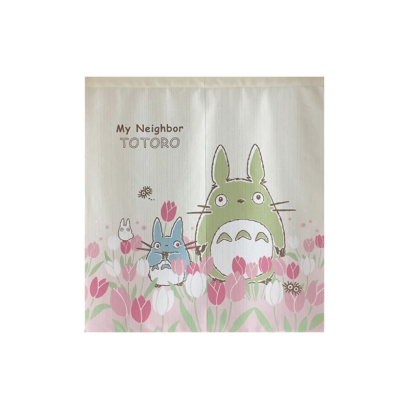 Curtains Tulips Totoro - My Neighbor Totoro