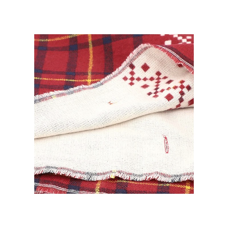 Textile - Étole avec accroche Jiji motifs à carreaux - Kiki la petite sorcière