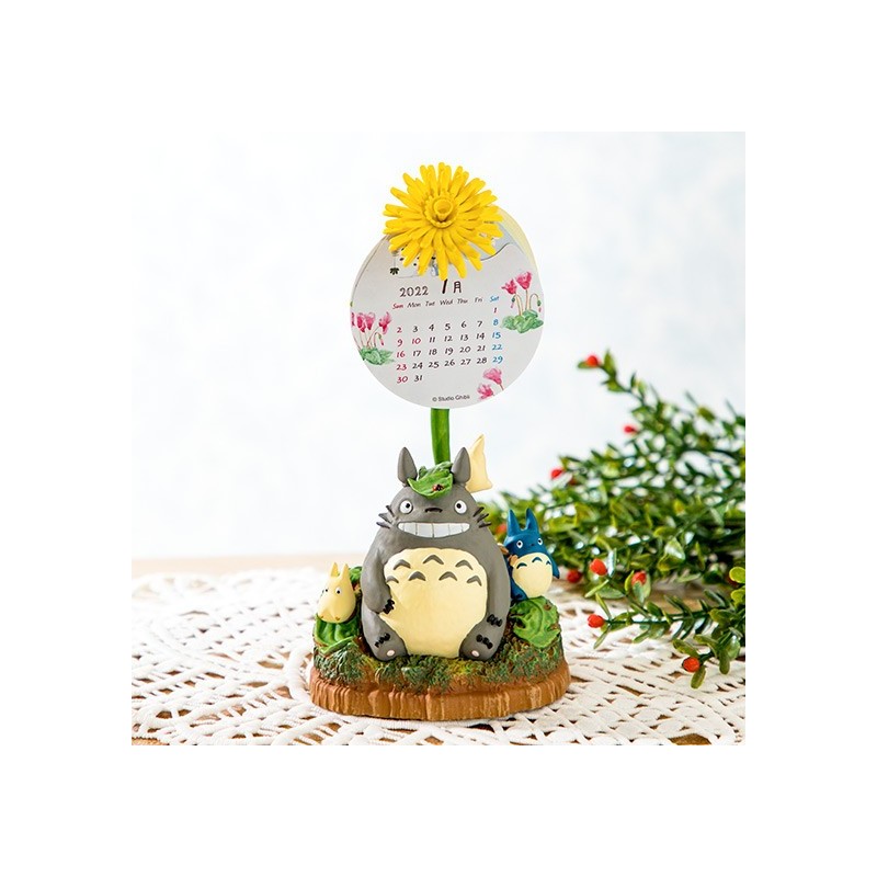 Estatuas - Estatua de Totoro y sus amigos bajo un diente de león - Mi vecino Totoro