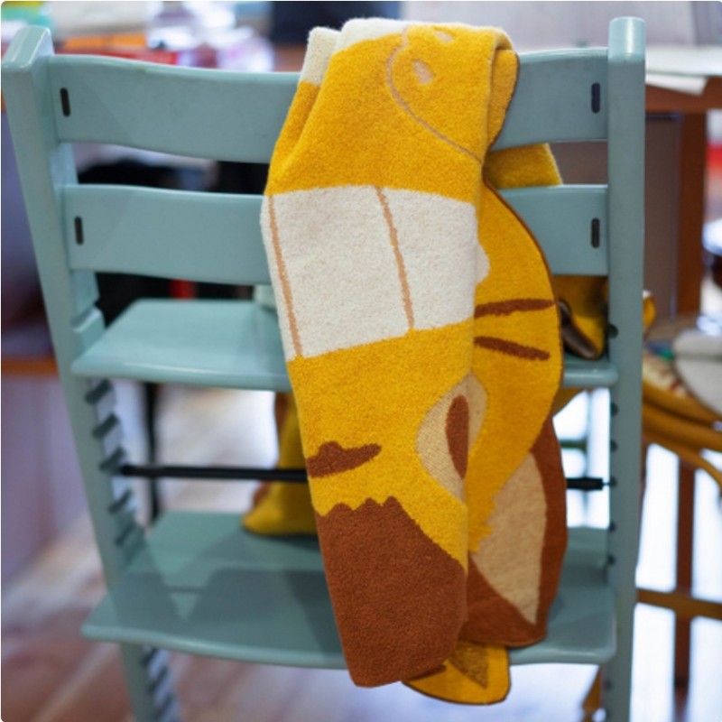 Towel Catbus silhouette 87 x 120 cm - My neighbor Totoro