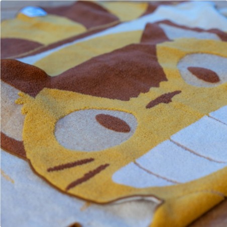 Household linen - Towel Catbus silhouette 87 x 120 cm - My neighbor Totoro