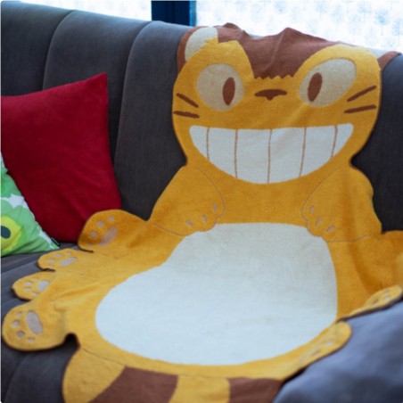 Household linen - Towel Catbus silhouette 87 x 120 cm - My neighbor Totoro