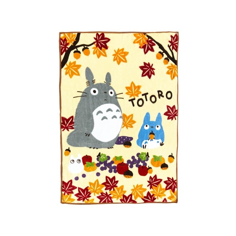Linge de maison - Couverture Totoro Automne - Mon Voisin Totoro