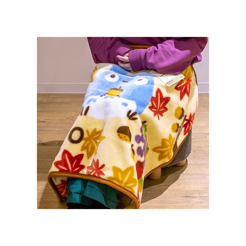 Household linen - Plaid Totoro Autumn - My Neighbor Totoro