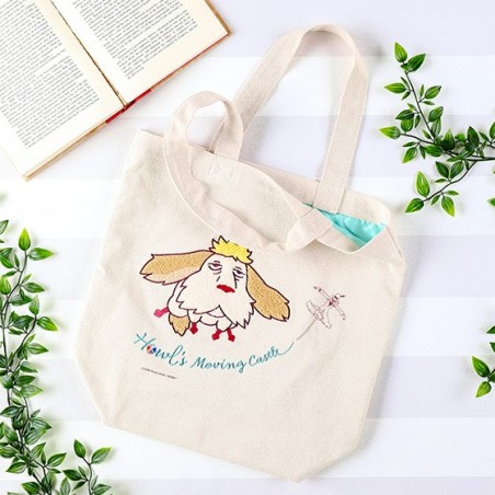 Bags - Embroidery Canvas Tote bag Flying Heen - Howl's Moving Castle