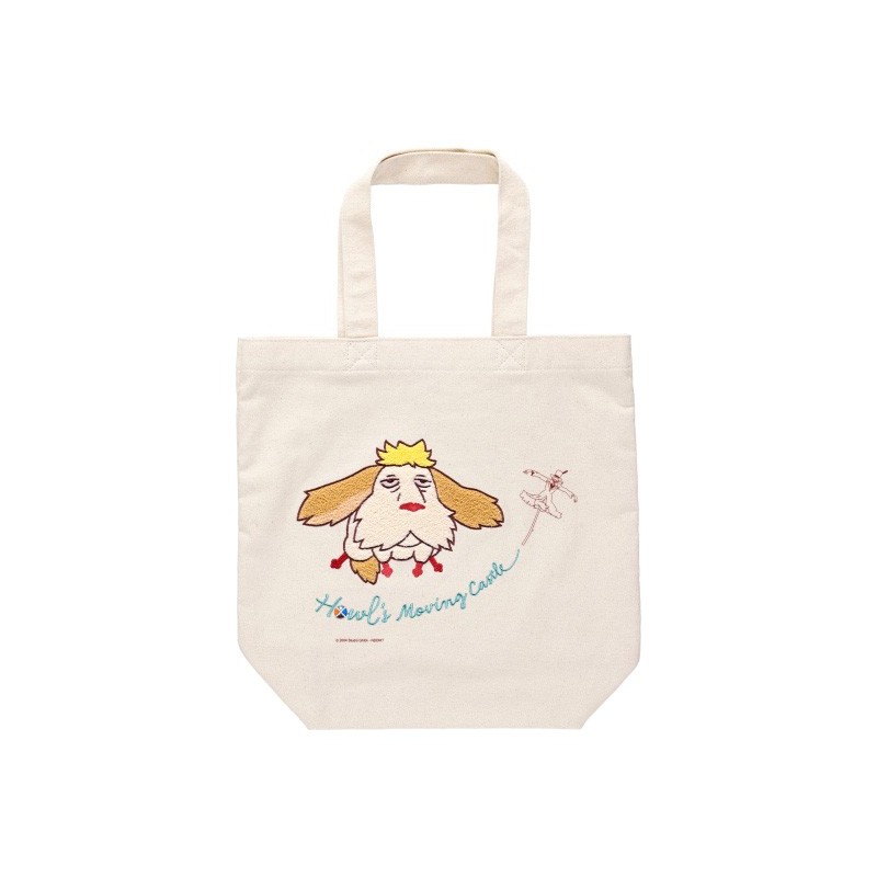 Bags - Embroidery Canvas Tote bag Flying Heen - Howl's Moving Castle