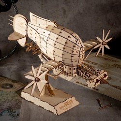 Maquettes - Maquette en bois Kigumi Tiger Moth - Le Château dans le ciel