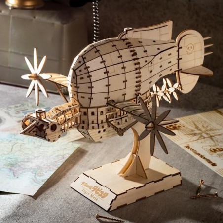 Loisirs créatifs - Maquette en bois Kigumi Tiger Moth - Le Château dans le ciel