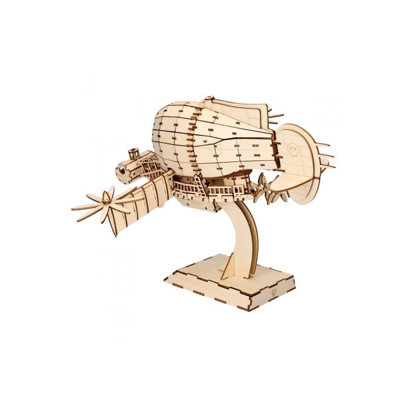 Wood Model Kigumi Tiger Moth - Castle in the Sky