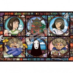 Rompecabezas - Puzzle vidriera 1000P Rue des merveilles - El viaje de Chihiro