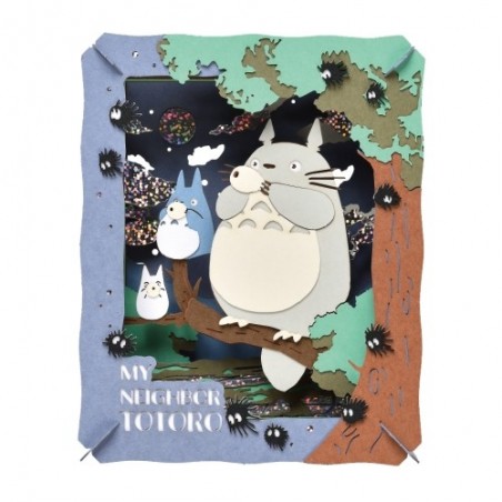 Arts and crafts - Paper Theater Totoro blows the ocarina - My Neighbour Totoro